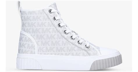 michael kors gertie high-top|gertie canvas high top sneakers.